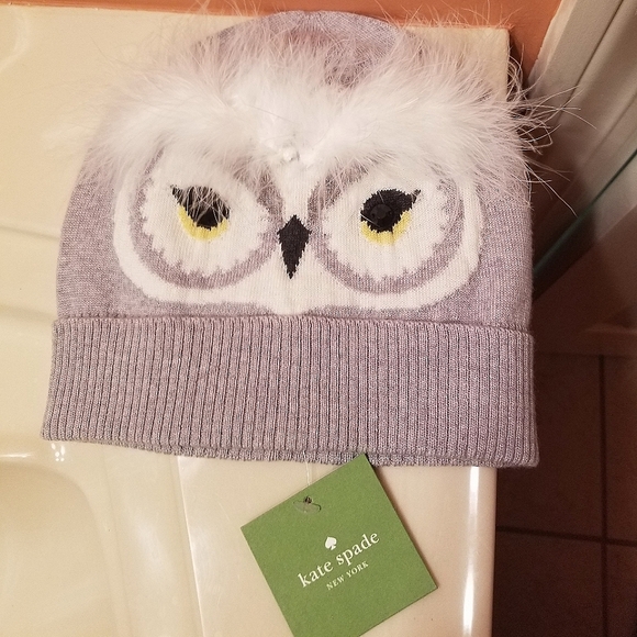 kate spade Accessories - Kate Spade Owl Adult Winter Beanie